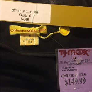 Catherine Malandrino black mini skirt